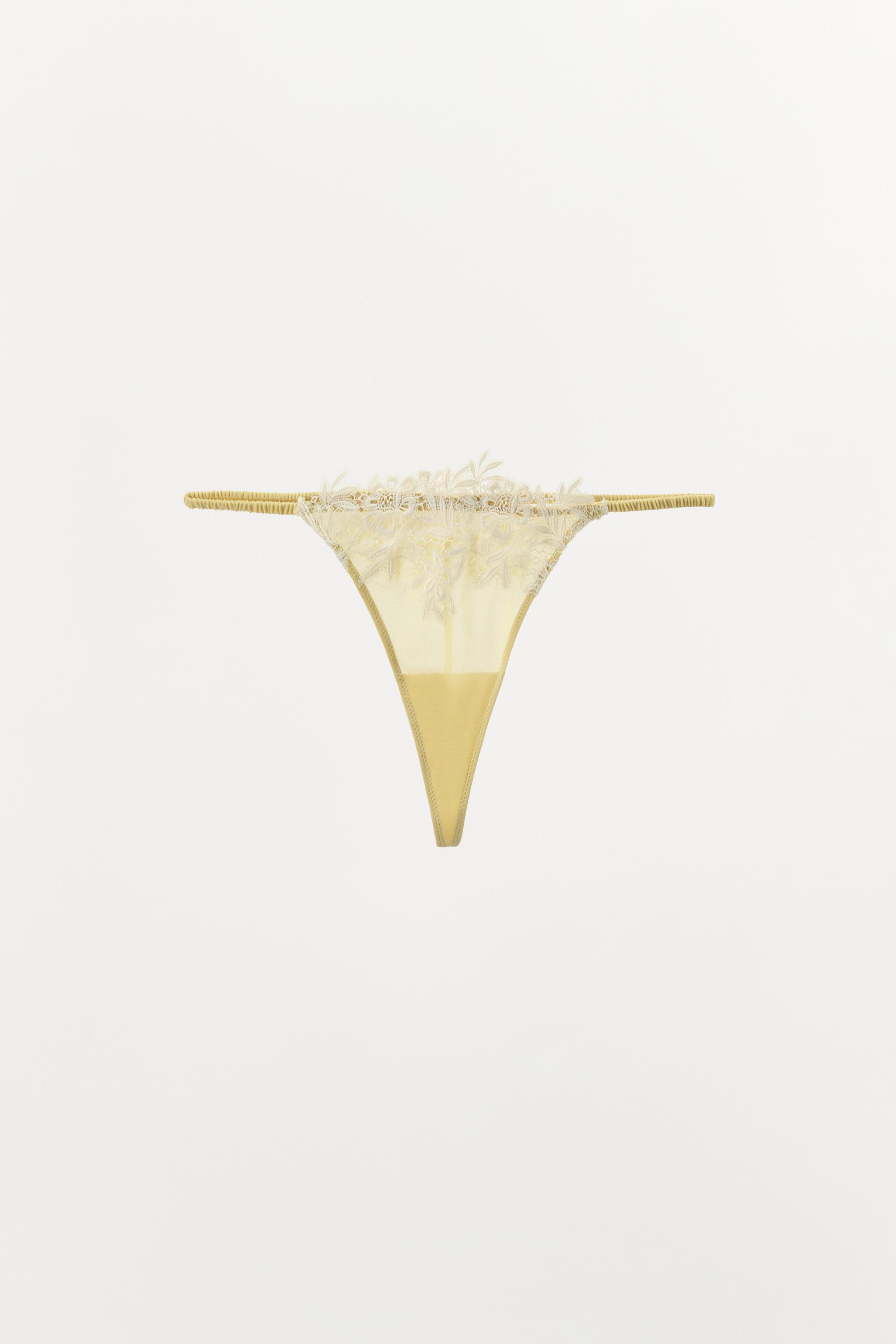 TANGA DENTELLE CONTRASTE